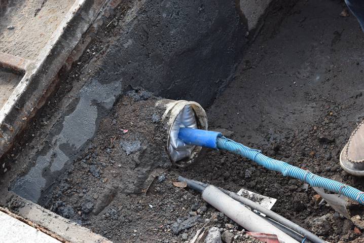 充氣式電纜管道封堵密封裝置（IDSS)堵漏使用