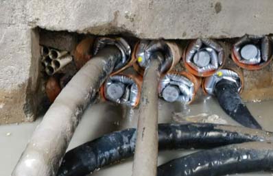 1708歙縣地下管道防水封堵實例